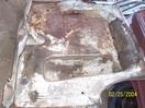 ford 1957 car trunk pan