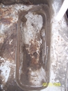ford 1957 car trunk pan